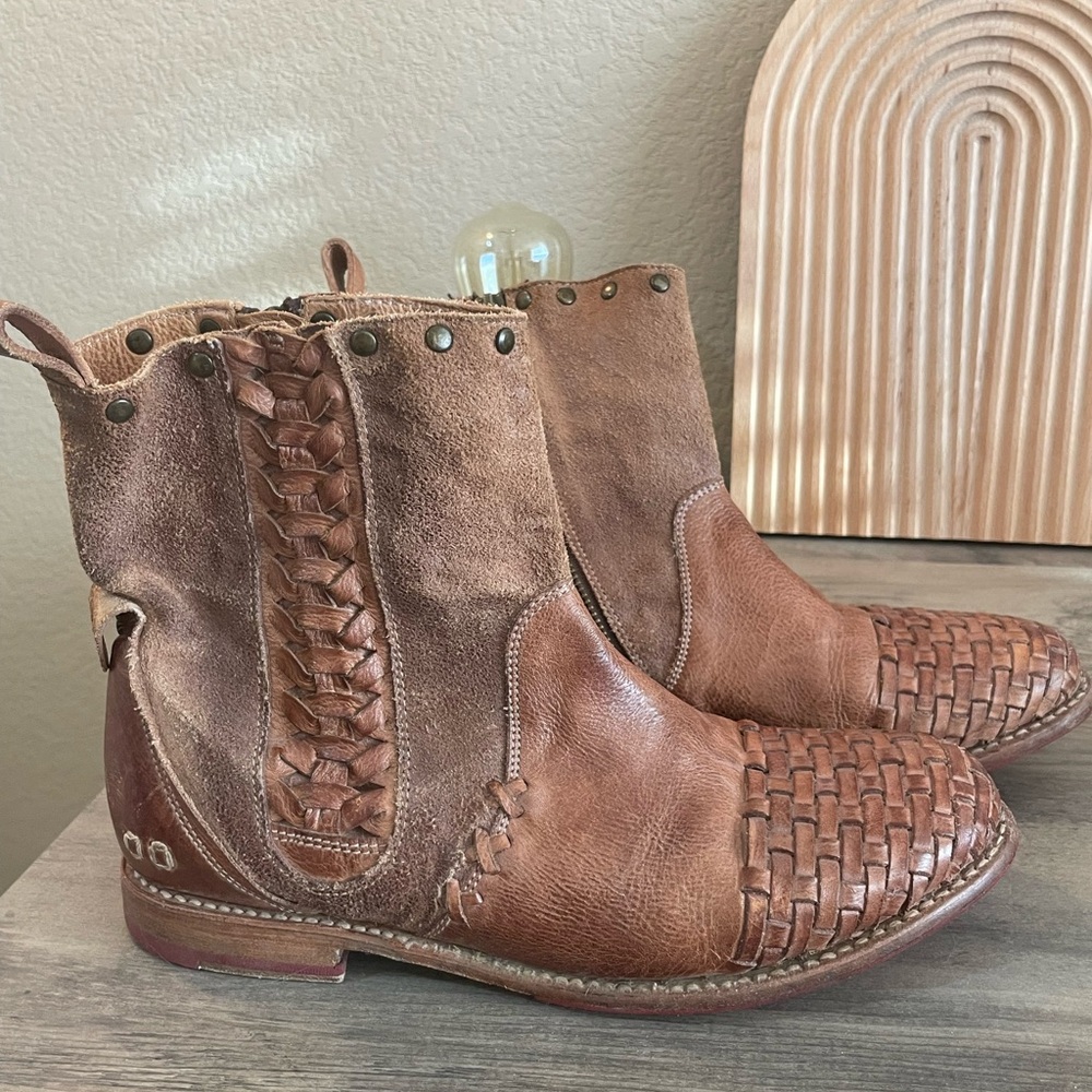 Bed Stu Baxter Leather Ankle Boot